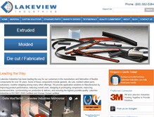 Tablet Screenshot of lakeviewindustries.com